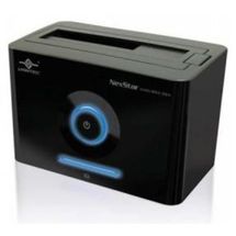 Doca 2.5pol/3.5pol SATA > USB2.0/e-SATA/Firewire Vantec NexStar - Preta - NST-D100UFS