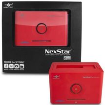 Doca 2.5pol/3.5pol - SATA > USB3.0 - Vantec NexStar SuperSpeed - Vermelha - NST-D306S3