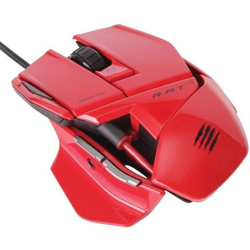 Mouse - USB - Mad Catz Cyborg R.A.T. 3 Gaming Mouse - Vermelho - Waz