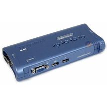 Switch KVM  4 Portas - TRENDnet - Azul - TK-407K / v1.2