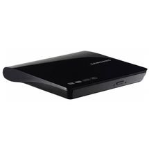 Gravador Externo Slim - USB 2.0 - DVD/CD - Samsung Portable DVD Writer SE-208 - Preto - SE-208DB-TSBS