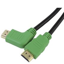Cabo de Vídeo - HDMI 2.0 - 3m - MD9 - 7668 (Uma ponta com ângulo de 90º Fixo)