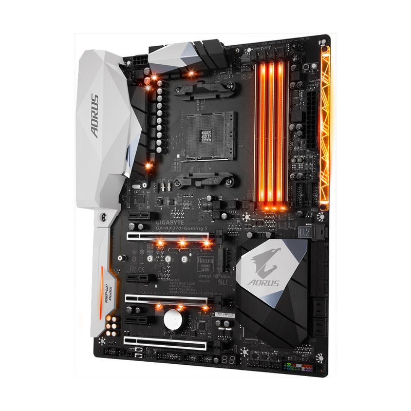 Placa mae AM4 Gigabyte GA AX370 Gaming K5 ATX Waz