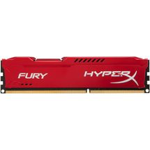 Memória DDR3 -  4GB / 1.600MHz - Kingston HyperX FURY Red - HX316C10FR/4