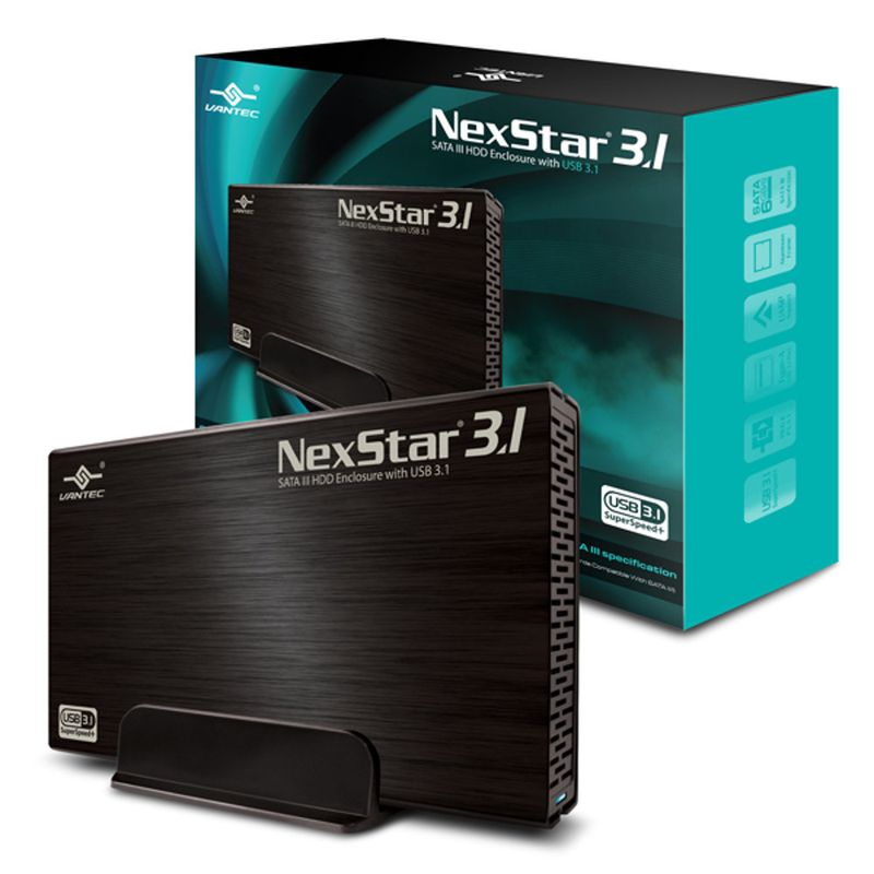 112450-1-Gaveta_Externa_3_5pol_SATA_USB3_1_Vantec_NexStar_6G_Preta_NST_370A31_BK_112450-5
