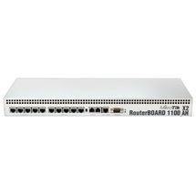 Roteador MikroTik Routerboard RB1100AHx2-LM (13x LAN, 1U rackmount, 1066MHz Dual Core CPU, 512MB RAM)
