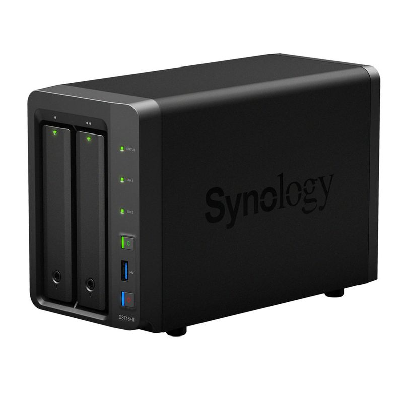 114015-2-NAS_SATA_Ethernet_Synology_Diskstation_2_baias_DS716_II_sem_discos_114015-5