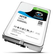 HD 10TB SATA3 Seagate SkyHawk - ST10000VX0004 (3,5pol, 6Gb/s, 5.900 RPM, 256MB Cache)