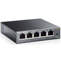 Switch 5 Portas - Gigabit - TP-Link - Grafite - TL-SG105E