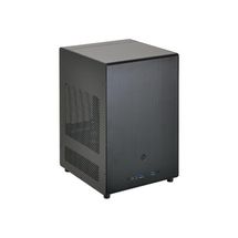Gabinete mini-ITX - Lian-Li PC-Q04 - Preto - PC-Q04B