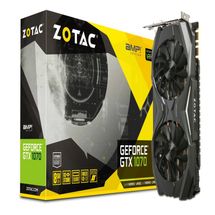 Placa de vídeo - NVIDIA GeForce GTX 1070 (8GB / PCI-E) - Zotac AMP Edition - ZT-P10700C-10P
