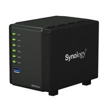 NAS - SATA > Ethernet - Synology Diskstation 4 baias DS416SLIM (sem discos)