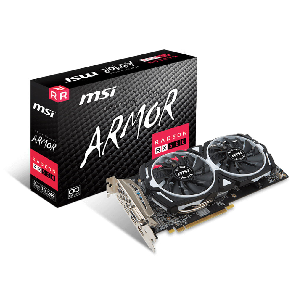 【誠実】 Placa de vídeo - AMD Radeon RX 580 (8GB / PCI-E) - MSI Armor その他