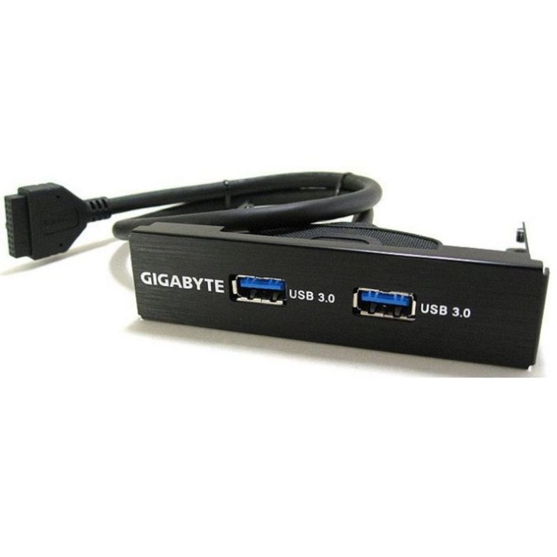 115234-1-Painel_frontal_USB_30_Gigabyte_p_baia_de_35_pol_Preto_c_2_portas_USB_30_115234-5