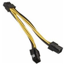 Cabo adaptador de energia - 6 pinos (2X) > 8 pinos (placa de vídeo)