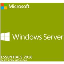 Sistema Operacional - Microsoft Windows Server 2016 Essentials (64bits) - Brazilian OEM (Com 25 CAL) - G3S-01040
