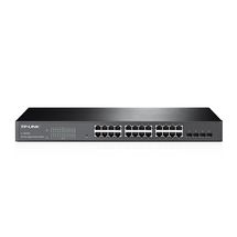 Switch 24 Portas Gerenciável - 10/100/1000 4-SFP - TP-Link - TL-SG2424 - T1600G-28TS