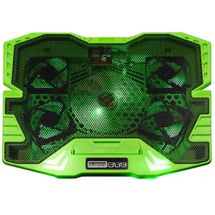 Cooler p/ Notebook - Multilaser Master Cooler Warrior (c/ Led verde) - AC292