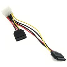 Cabo Adaptador de Energia SATA (4 pinos > 2x SATA)