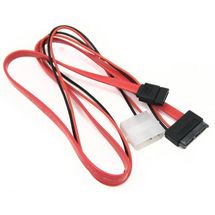 Cabo Adaptador de Dados/Energia - SATA > SATA Slim -   45cm - Bytecc - SATA-XP118
