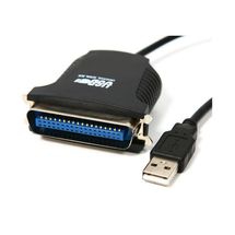 Cabo USB 2.0 - AM (Macho) > Paralela (Fêmea) - MD9 - 7099 (p/ impressora)