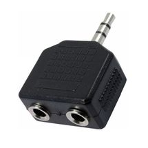 Adaptador de Áudio - 2x P2 (Fêmea) > 1x P2 (Macho) - MD9 - 4561