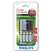Carregador de Pilha - Philips (c/ 4 Pilhas) - SCB1485NB/78