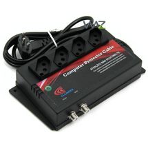 DPS -  4 tomadas - Clamper Computer Protector Cable - Preto