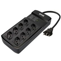 DPS -  8 tomadas - SMS Protector Clean Energy - Prot 100 - 127/220V - Preto