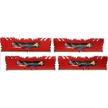 Memória DDR4 - 16GB (4x 4GB) / 2.400MHz - G.Skill Ripjaws 4 - F4-2400C15Q-16GRR