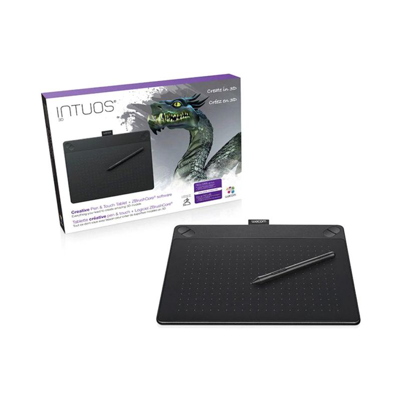 114090-1-Tablet_8_5x5_3pol_Wacom_Intuos_3d_Criative_Pen_Touch_Tablet_Medium_CTH690TK_Preto_114090-5