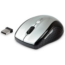 Mouse - Sem fio - C3 Tech Nano - Prata/Preto - M-W012 SI