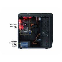 Gabinete ATX - K-Mex CG-K4AK - Preto