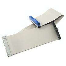 Cabo de Dados IDE (PATA) - 45cm / 80 vias / Flat - Foxconn - Cinza - A54639-002 / C1042