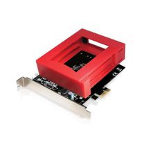 Controladora SATA III/RAID Dock p/ 2 HD/SSD 2.5pol - PCI-E - Comtac - 9197