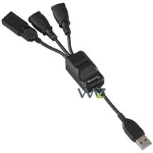 Hub USB 2.0 - 4 portas - Targus - ACH103US1 - Preto