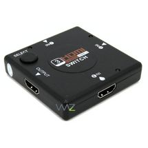 Switch HDMI (3x1) - HDMI Switch 1.3 - Preto - MINI HDMI-301