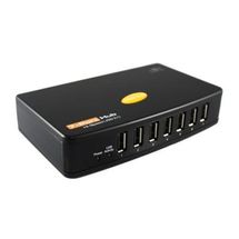Hub USB 2.0 - 7 portas - Vantec - Preto - UGT-PH207