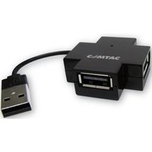 Hub USB 2.0 - 4 portas - Comtac Star Hub - Preto - 9262
