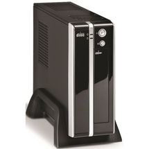 Gabinete Mini ITX - K-Mex 89 - Preto/Prata - CI9E89RH0010P0X