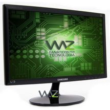 Monitor LED 18,5 pol - Samsung -  LS19A300B (Widescreen) - Preto - LS19A300BSMZD