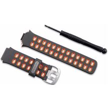 Pulseira p/ Garmin Forerunner 310XT - Preta/Laranja - 010-11215-01 (Original Garmin)