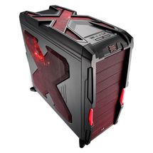 Gabinete ATX - AeroCool Strike-X Advanced Red - Preto/Vermelho - EN58032