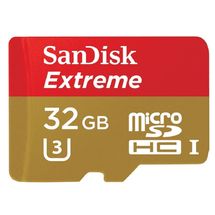 Cartão de memória - microSDHC -  32GB - Sandisk Extreme - SDSQXNE-032G-GN6MA