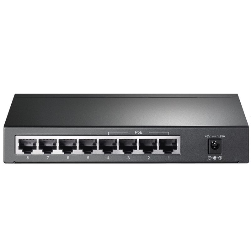 115490-2-Switch_8_Portas_Gigabit_PoE_TP_Link_Preto_TL_SG1008P_115490
