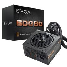 Fonte ATX - 600W - EVGA 600 BQ Bronze - Preta - 110-BQ-0600-K1