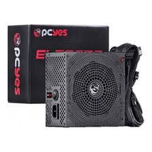 Fonte ATX - 600W - PCYes Electro V2 - 80 Plus Bronze - Preta - ELECV2PTO600W - 26214