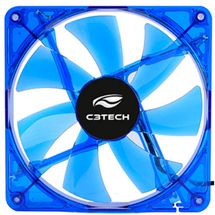 Cooler Gabinete 14cm C3 Tech Storm (Led Azul) - F7-L200BL
