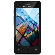 Smartphone Multilaser MS40S (Dual Chip, Quad-Core, 8GB, 4pol, 3G) - Preto - P9025