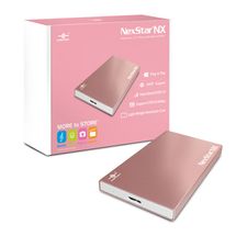 Gaveta Externa 2.5pol - SATA > USB3.0 - Vantec NexStar NX - Rosa - NST-239S3-RG